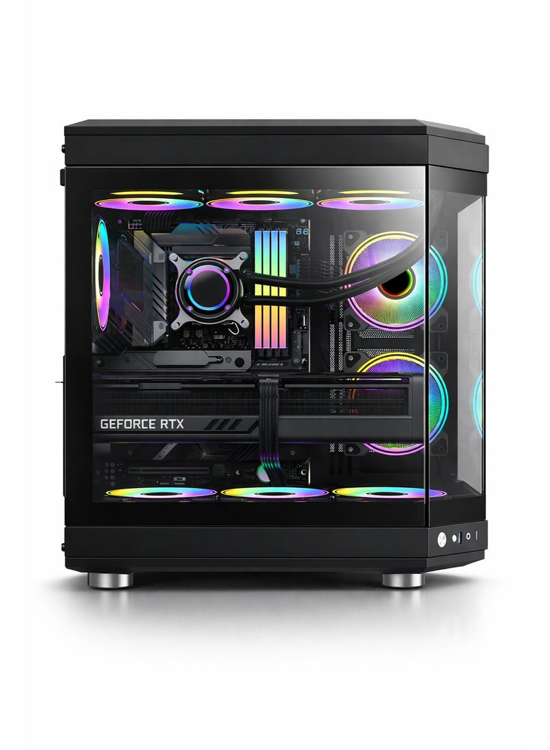 Game Sekret Elite Gaming PC - Intel Core Ultra 7-265K | GeForce RTX 5070Ti 16GB | 32GB DDR5 RAM-1TB NVMe SSD | 360mm w/LCD Liquid Cooler-Z890 MB-850W Gold PSU | WiFi-Bluetooth-Windows 11 Pro | Game Sekret Desktop Computer | 1 Year Warranty black - Image 2